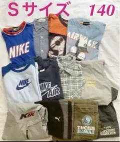 男の子　ジュニア　140 Tシャツ　トレーナー　半袖　長袖　ズボン　まとめ売り