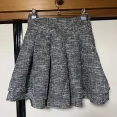 après jour アプレジュール ツイードハイウエスト フレアスカパン