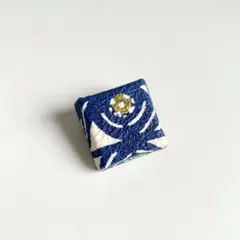 ハンドメイド 作家 和紙 ブローチ