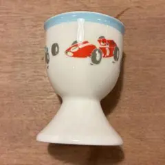 キャスキッドソン エッグスタンド レーシングカー柄 陶器製