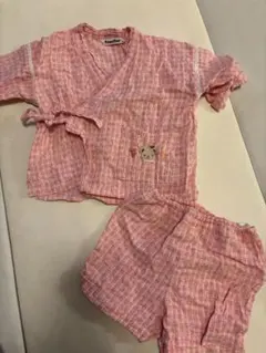 ファミリア familiar ピンク 甚平 80cm