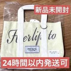 Herlipto ルミネ限定トートバッグHLT Mini Tote yellow - メルカリ