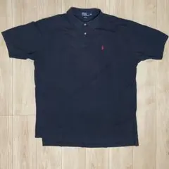 Polo ralph lauren ポロシャツ USA製 XXL ブラック