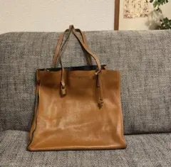 マークジェイコブス　トートバッグ　レザー　ブラウンのサムネイル