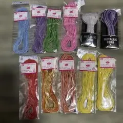 お値下げ！ハイメタリックヤーン11本セット