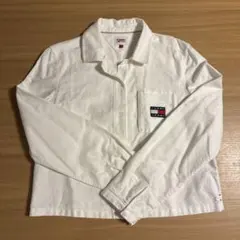 TOMMY JEANS 白シャツ　長袖のサムネイル