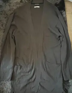 NANO UNIVERSE ダークグレー カーディガン