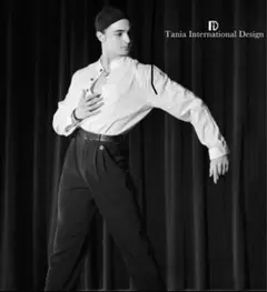 TID製ダンス用ラテンパンツ(メンズ)Sサイズ