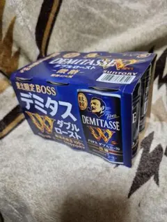 缶コーヒー ボス デミタス ダブルロースト 微糖 185g×30のサムネイル