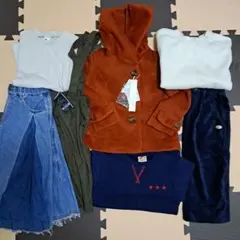 新品あり☆女の子まとめ売り　110.120ぐらい　8着(写真1.2枚で)