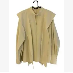 新品 マノフ MANOF SIDE FRILL SLIT TOPS ブラウス