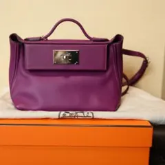 【新未使用】HERMES 24/24 ヴァンキャトル ミニ アネモネ Z刻印のサムネイル