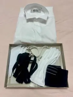 結婚式 新婦父 新郎父 小物セット 7点 Mサイズ/首周り38cm