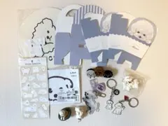 白いわんこ♪ グッズ まとめ売り 文具 キーホルダーのサムネイル