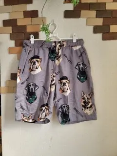 Schott 犬プリント Mサイズ ショートパンツのサムネイル