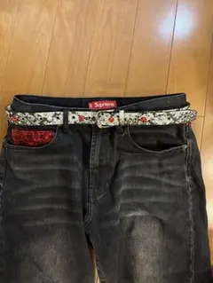 Y2K leopard snake belt AFB レオパード selonid