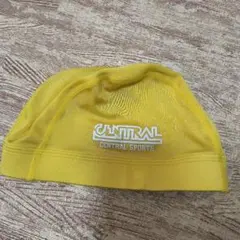 CENTRAL SPORTS 水泳帽 イエロー　黄色
