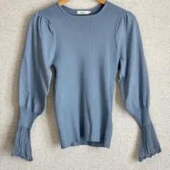 アースミュージック&エコロジー　くすみカラー　Mサイズ　着用回数少　袖レース　美