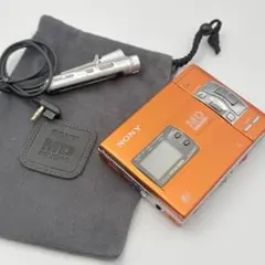 【レアカラー・極美品】SONY MD WALKMAN MZ-R50 オレンジのサムネイル