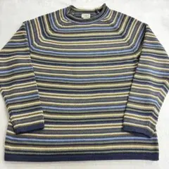OLD GAP border knit マルチ ボーダー 90s han - メルカリ