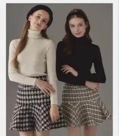 EMIRIAWIZ Tweed peplum flare skirtタグ付き新品のサムネイル