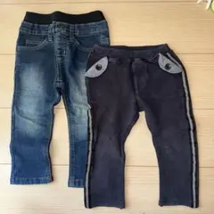 ロングパンツ　2枚セット　90
