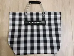 【時間限定】MARNI MARKET マルニ マーケット トートバッグチェック柄のサムネイル