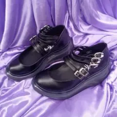 MIKIOSAKABE Three Straps Mary Jane 黒 Jewelry