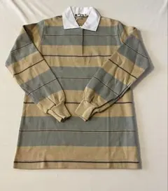 【新品タグ付】JOYEL CLUBラガーシャツ 長袖 9号 綿100％ ベージュ