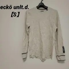 eckō unlt.d. アイボリー 長袖Tシャツ【S】ユニセックス