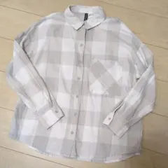 H&M チェック　シャツ XS