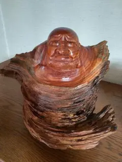 母のお茶道具の仲間たち 一刀彫達磨彫刻 台座付き 台座置 140x95xh130 2025年最新】一刀彫 達磨の人気アイテム - メルカリ