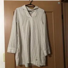 CROCODILE ストライプ 長袖チュニック