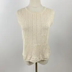 美品 NATURAL BEAUTY BASIC トップス ニット レイヤード M