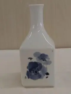 肥前有田焼花瓶 有田焼 肥前 峯右衛門作 染付 花瓶 高さ28.5cm花器 - メルカリ