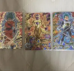 hgd2-17孫悟空　hgd2-22 ベジータ　hgd2-34ゴールデンフリーザ