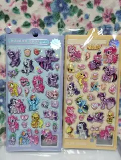 ユニコーン　ウォーターシール　ステッカー　2種　ボンボンドロップシール好きに