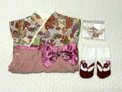 スウィートマミー 袴ロンパース　つまみ細工ヘアバンド　sweet mommy