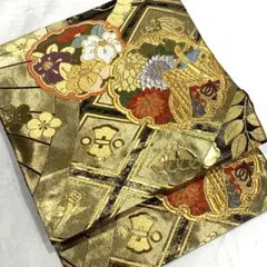 P43⭐️正絹　豪華　振袖　袋帯　全通柄　逸品のサムネイル