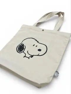 スヌーピー PEANUTS フェイス トートバッグ 美品
