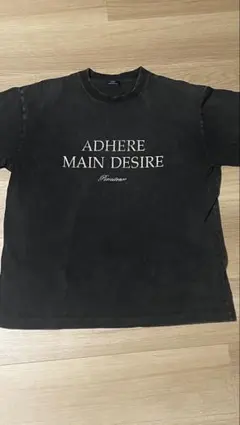 ADHERE MAIN DESIRE ブラックTシャツ