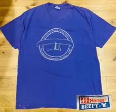 Tシャツ 古着 90s ヘインズ Hanes 紫 イベント ARMY ボロ