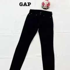 GAP ギャップ　レディース　スキニーパンツ　ブラック　黒　W69 シンプル