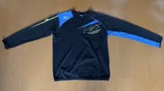 Mizuno Tシャツ Lサイズ ブラック/ブルー