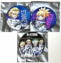 ドクターストーン TeNQ 缶バッジ 宇宙服 スタンリー コハク 集合
