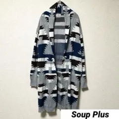 スーププラス M ロングカーディガン ニット レディース アウター