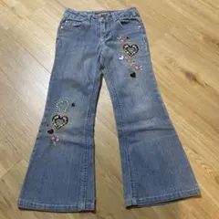 キッズ 刺繍 デニム 120