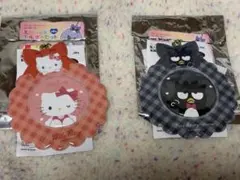 開封済み　ハローキティとバツマルの缶バッジセット2パック　未使用品