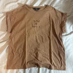 To b. by agnes b. ロゴTシャツ ブラウン 40