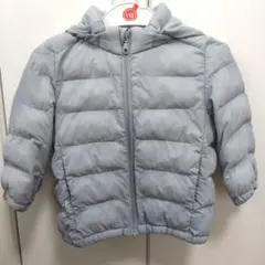 UNIQLO　ライトウォームパデッドウォッシャブルフルジップパーカ 90cmのサムネイル